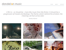 Tablet Screenshot of dandelionmusic.com